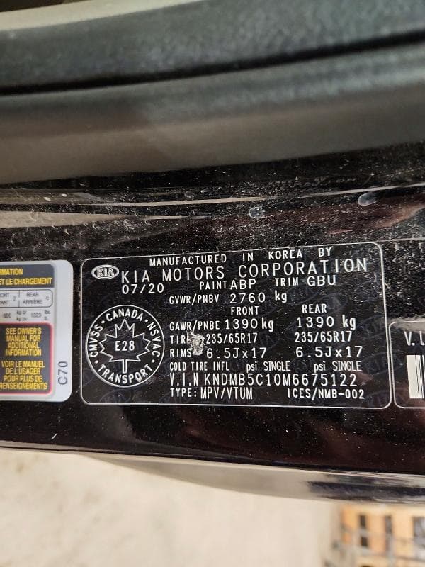 2021 KIA SEDONA LX 14