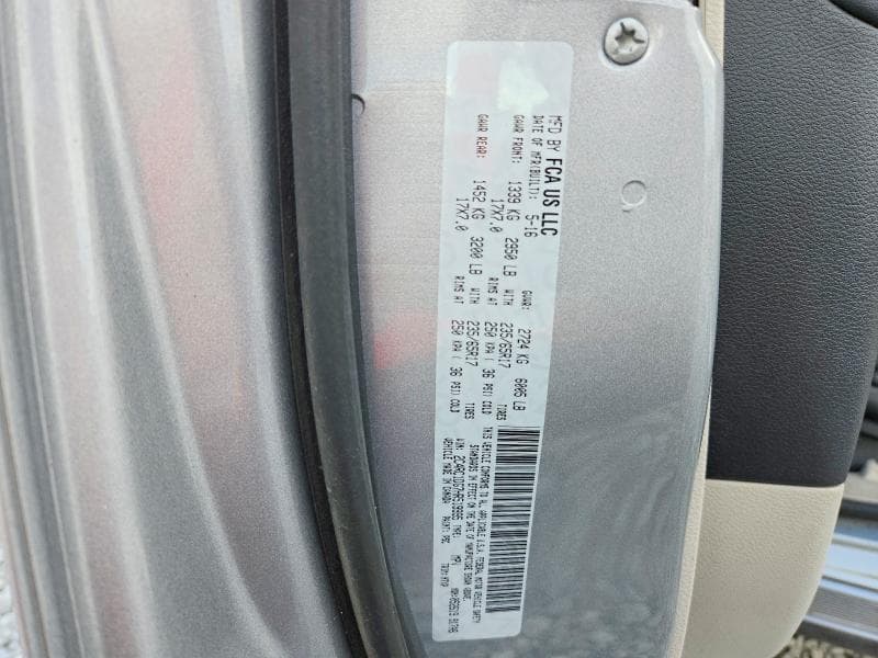 2017 CHRYSLER PACIFICA TOURING 13