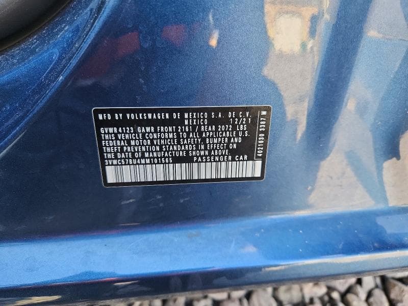 2021 VOLKSWAGEN JETTA S 12