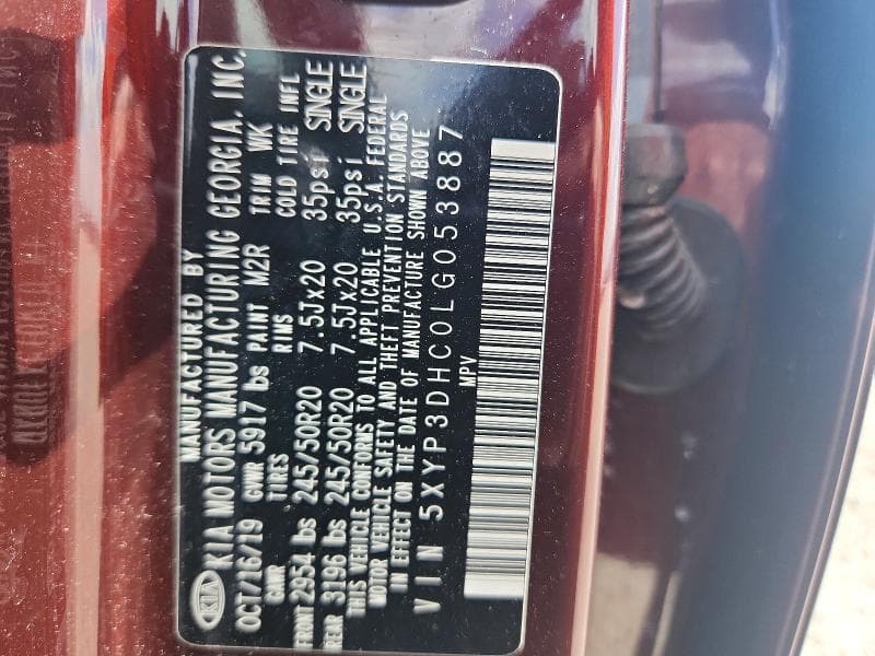 2020 KIA TELLURIDE EX 13