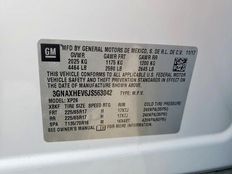 2018 CHEVROLET EQUINOX LS 13
