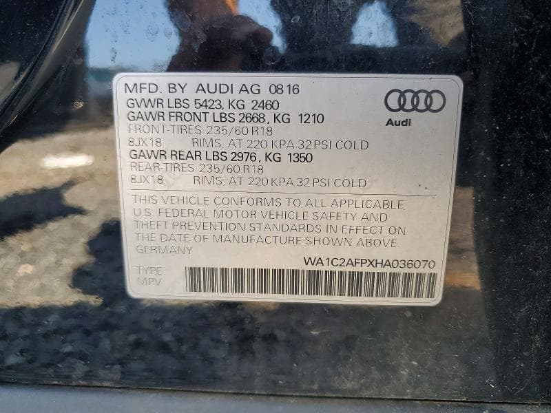 2017 AUDI Q5 PREMIUM PREMIUM 13