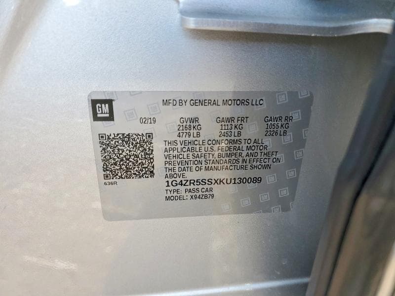 2019 BUICK LACROSSE ESSENCE 12