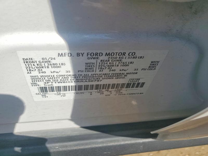 2024 FORD MAVERICK XLT 12