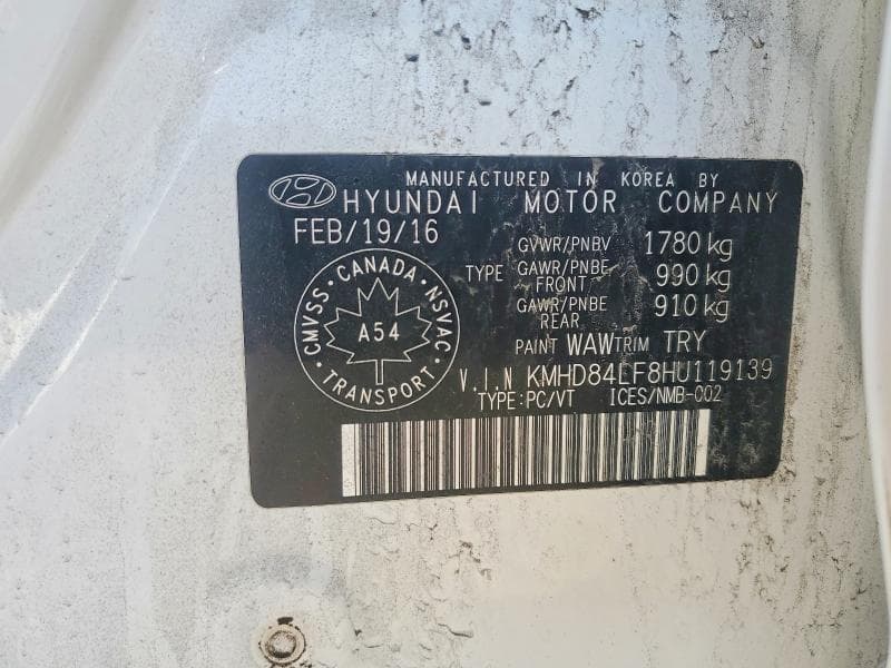 2017 HYUNDAI ELANTRA SE SE 12