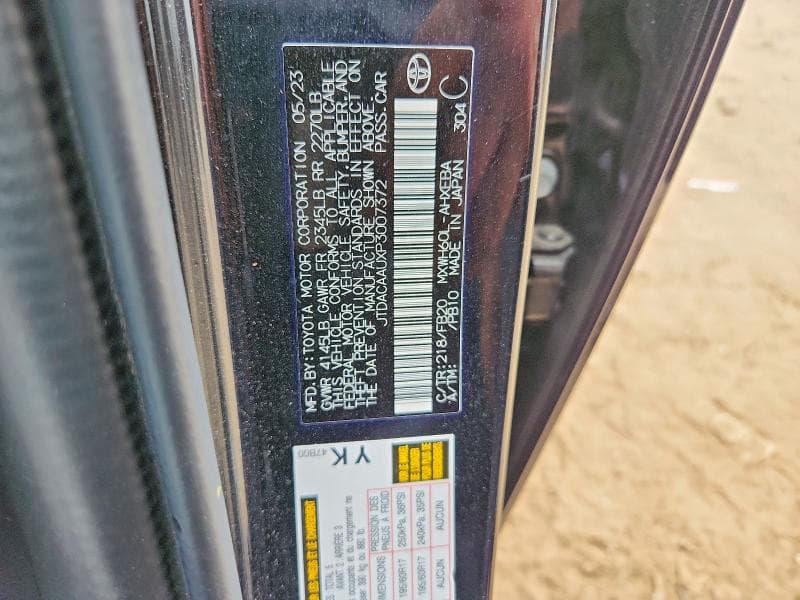 2023 TOYOTA PRIUS LE 12