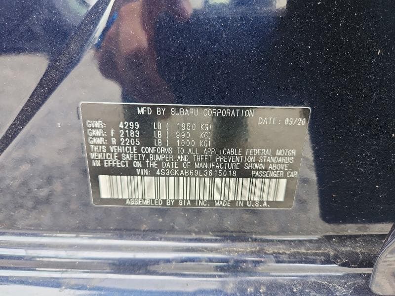 2020 SUBARU IMPREZA 12