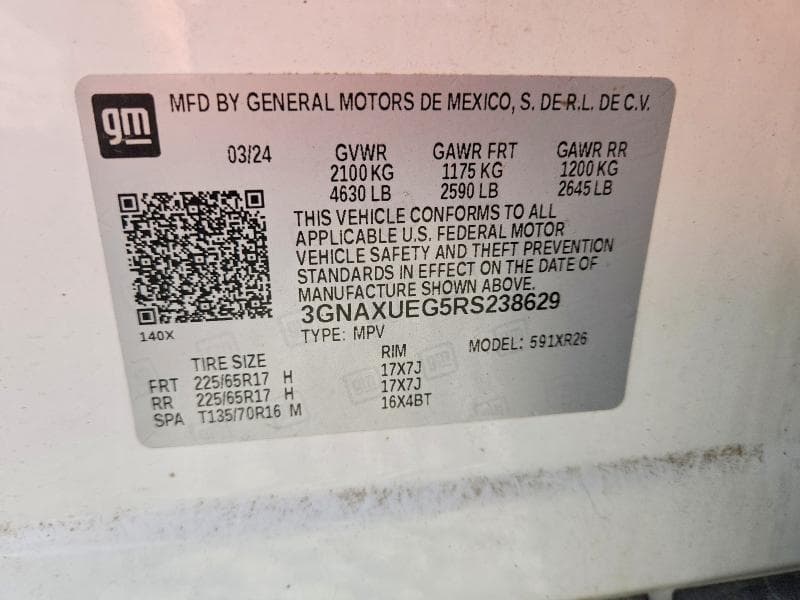 2024 CHEVROLET EQUINOX LT 12