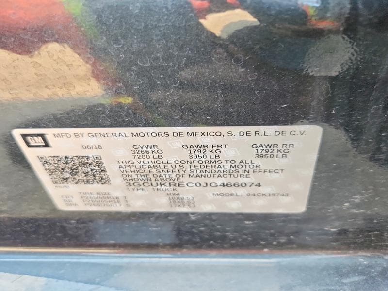 2018 CHEVROLET SILVERADO K1500 LT 12