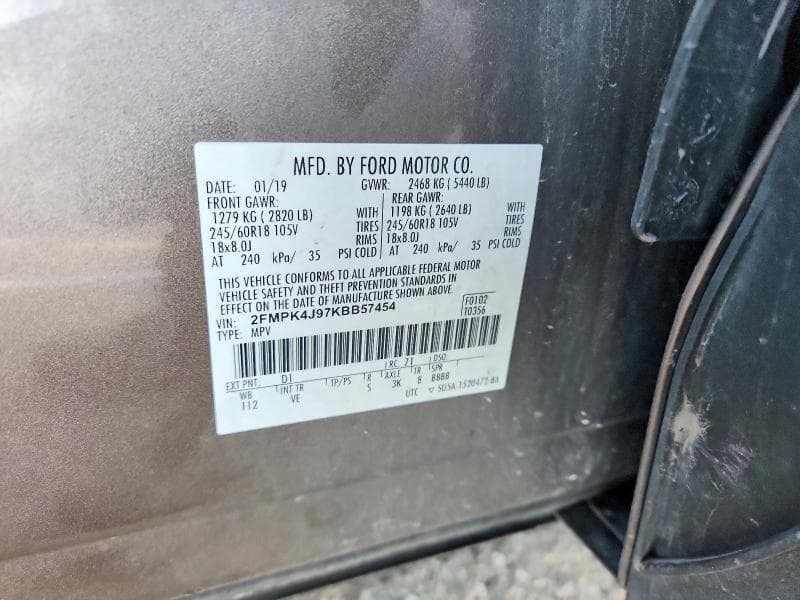 2019 FORD EDGE SEL 13