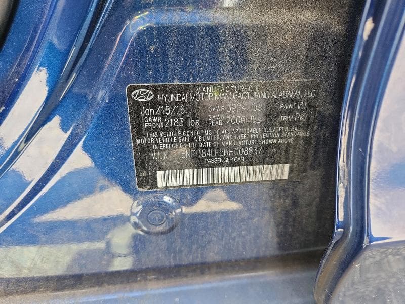 2017 HYUNDAI ELANTRA LIMITED 12