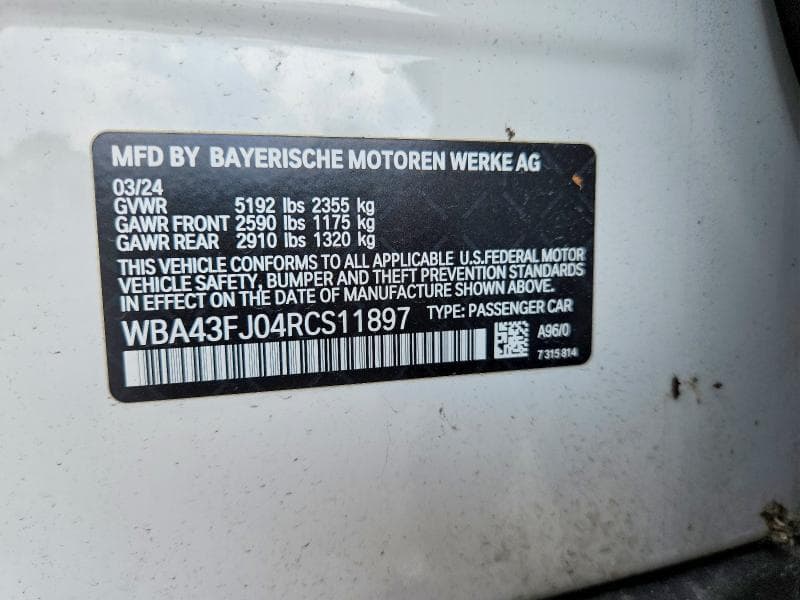 2024 BMW 530 I 12