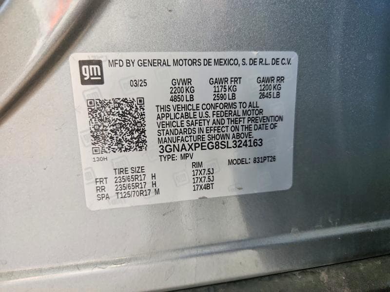 2025 CHEVROLET EQUINOX LT 13