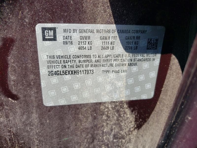 2017 BUICK REGAL SPORT TOURING SPORT TOURING 13