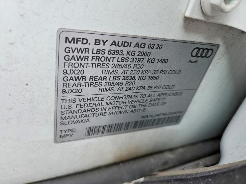 2020 AUDI Q7 PREMIUM PLUS 13