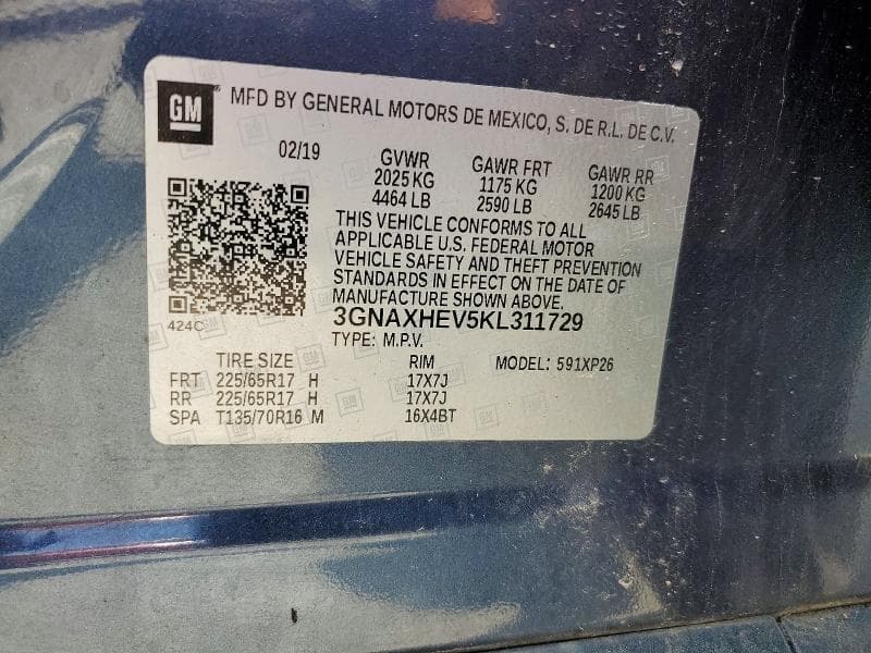 2019 CHEVROLET EQUINOX LS 13