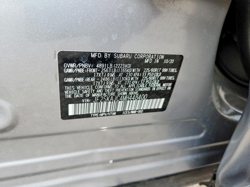 2021 SUBARU FORESTER PREMIUM 12
