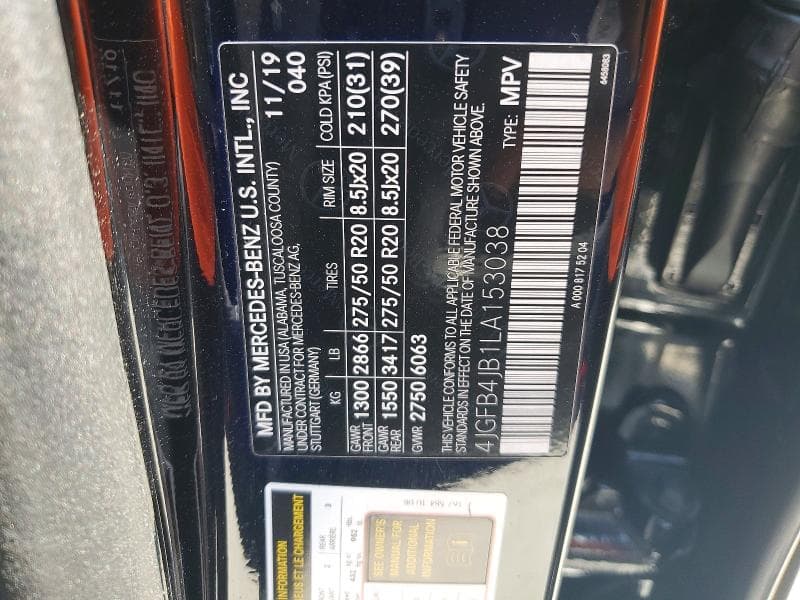 2020 MERCEDES-BENZ GLE 350 13