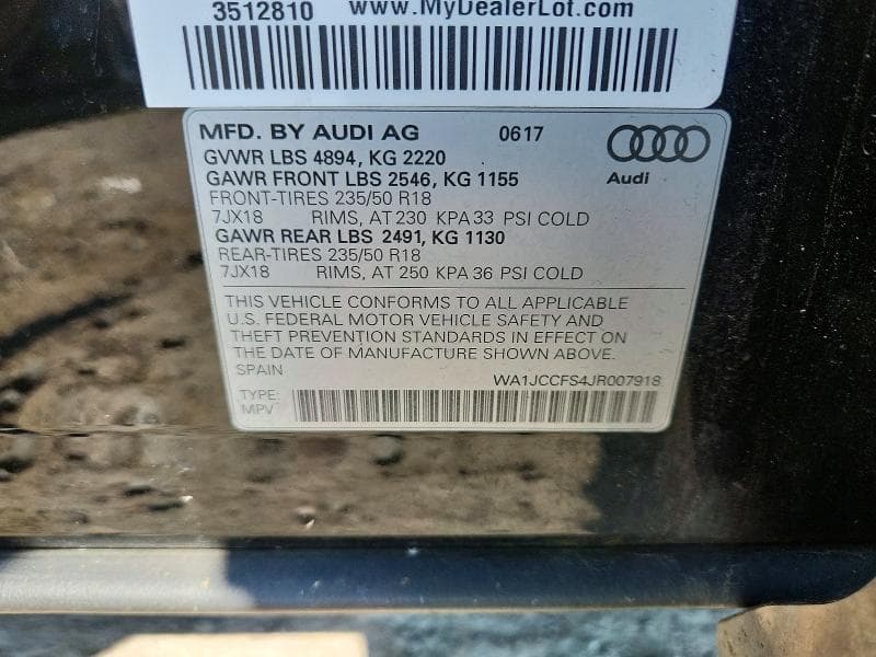 2018 AUDI Q3 PREMIUM PLUS 13