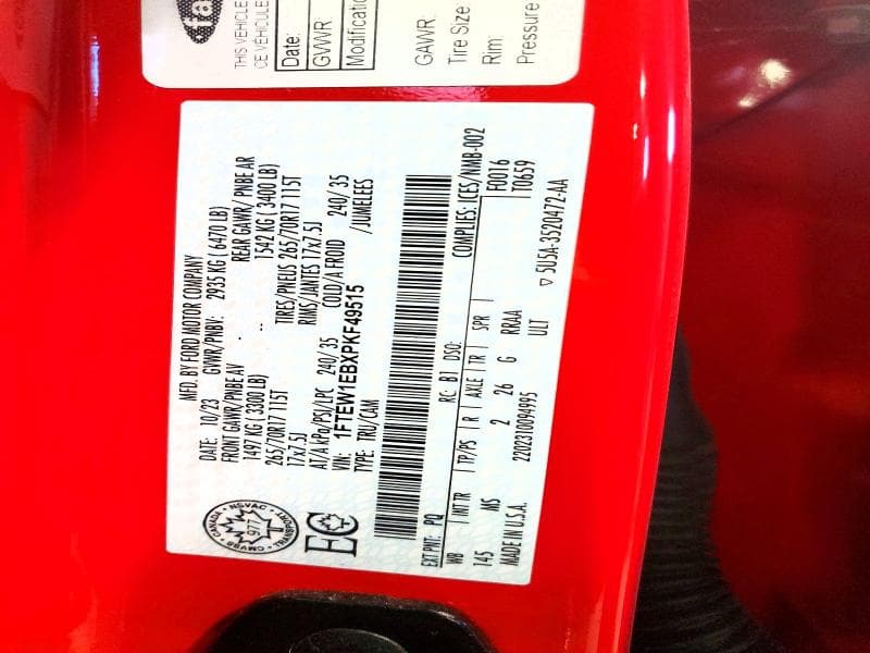 2023 FORD F150 SUPERCREW 12