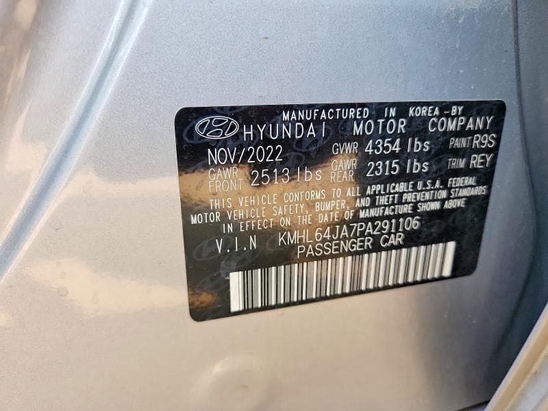 2023 HYUNDAI SONATA SEL 12