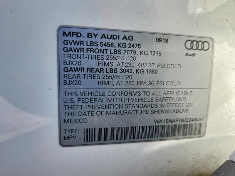 2018 AUDI Q5 PREMIUM PLUS 13