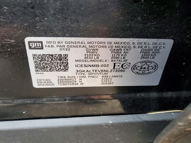 2022 GMC TERRAIN SLE 13