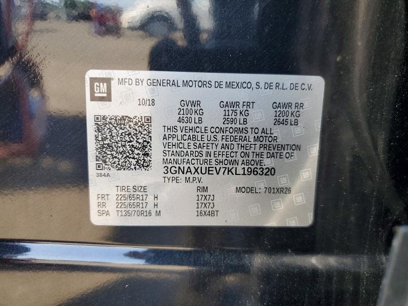 2019 CHEVROLET EQUINOX LT 13