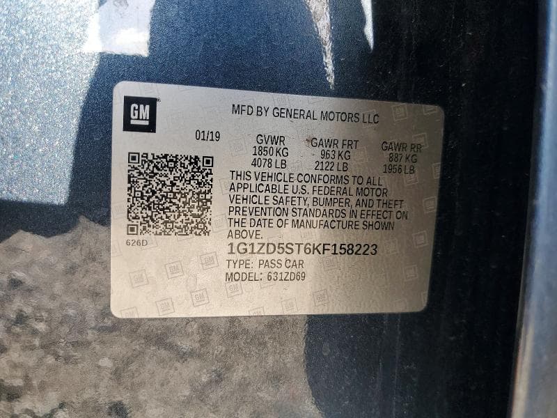 2019 CHEVROLET MALIBU LT 13
