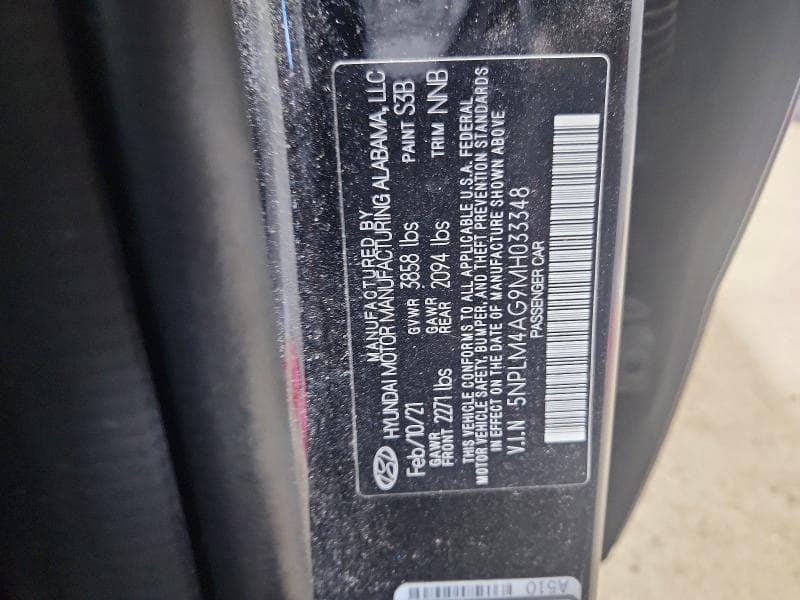 2021 HYUNDAI ELANTRA SEL 12
