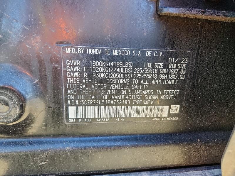 2023 HONDA HR-V SPORT 13