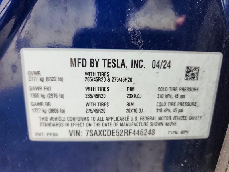 2024 TESLA MODEL X 12