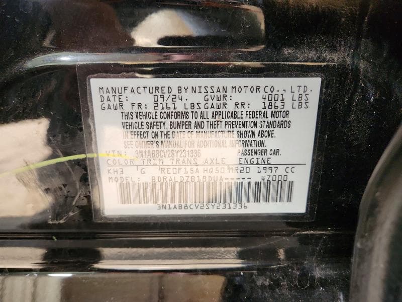 2025 NISSAN SENTRA SV 12