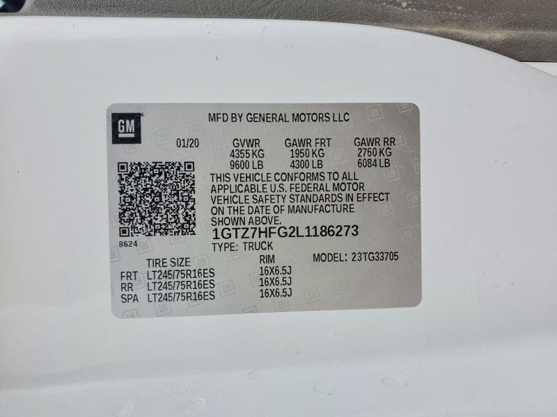 2020 GMC SAVANA G3500 12