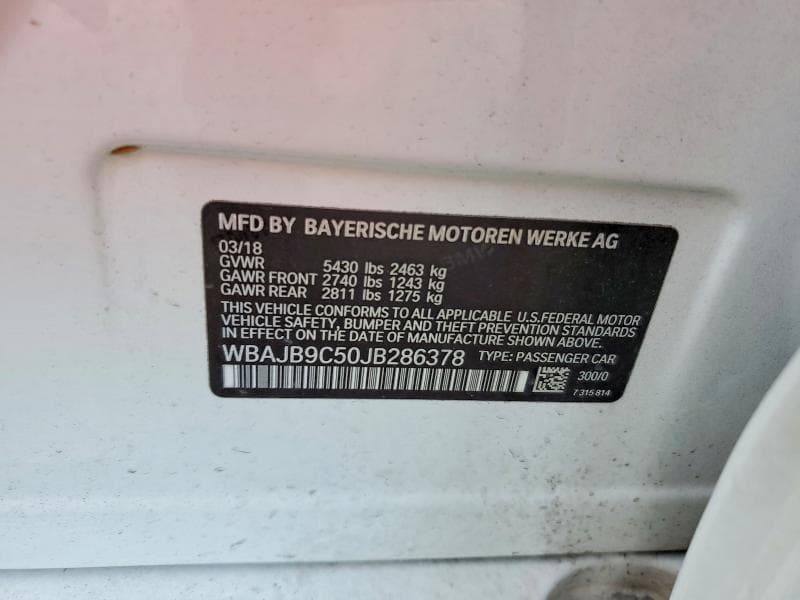 2018 BMW M550XI 12
