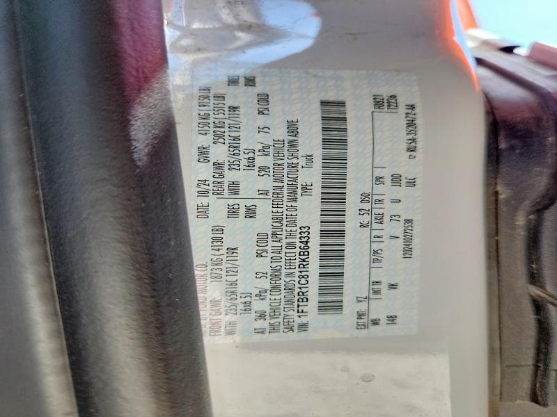 2024 FORD TRANSIT 250 DELIVERY VAN 13