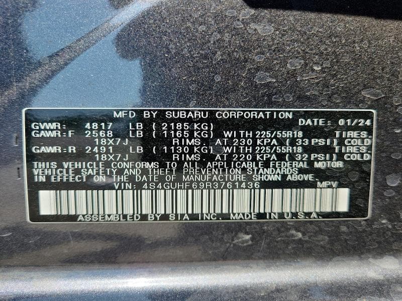 2024 SUBARU CROSSTREK SPORT 13
