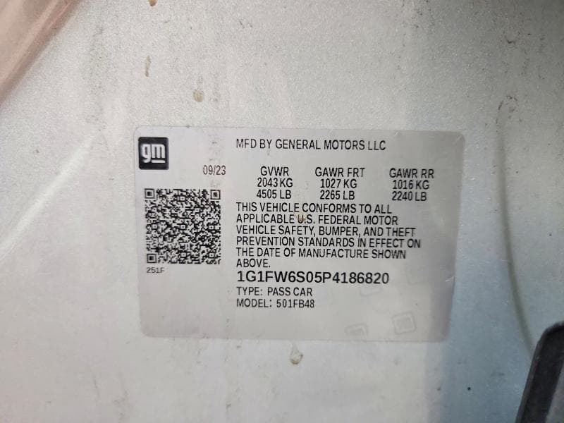 2023 CHEVROLET BOLT EV 1LT 12