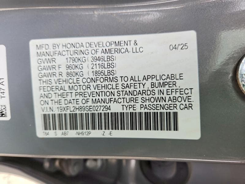 2025 HONDA CIVIC SPORT 13