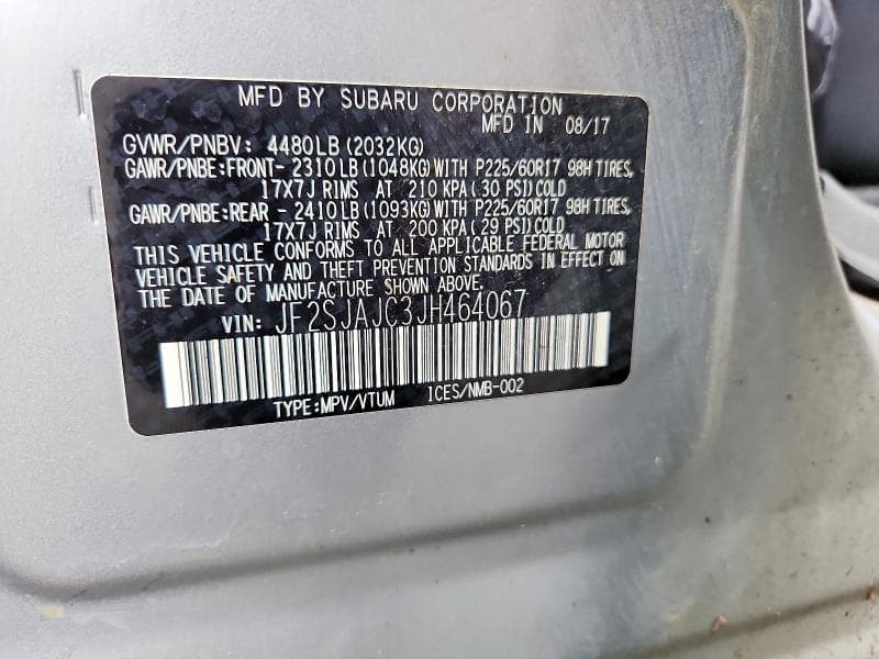 2018 SUBARU FORESTER 2.5I LIMITED 12