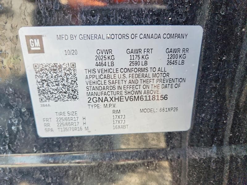 2021 CHEVROLET EQUINOX LS 14