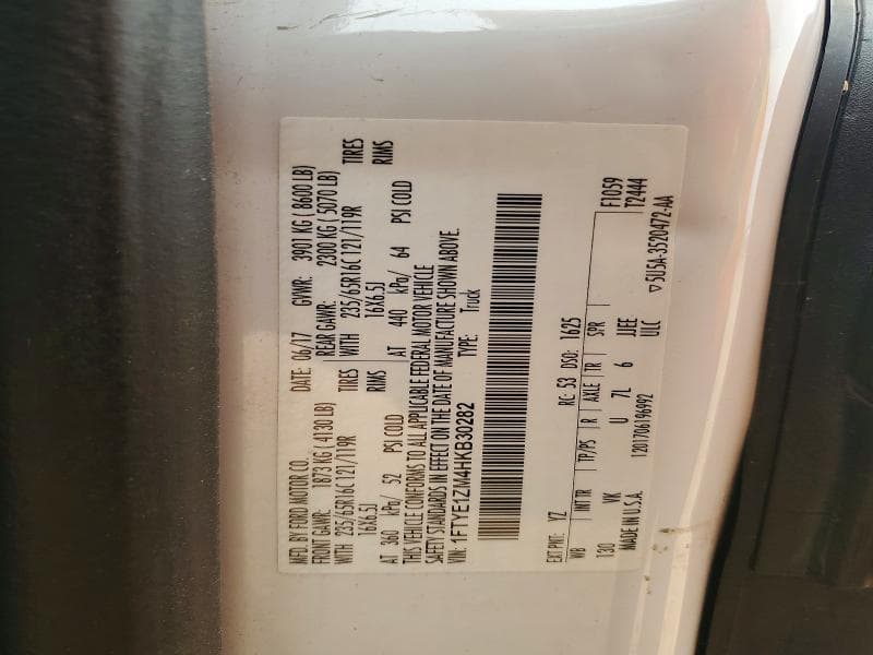 2017 FORD TRANSIT T-150 T-150 13