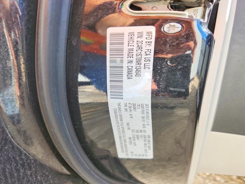2022 CHRYSLER PACIFICA HYBRID LIMITED HYBRID LIMITED 14