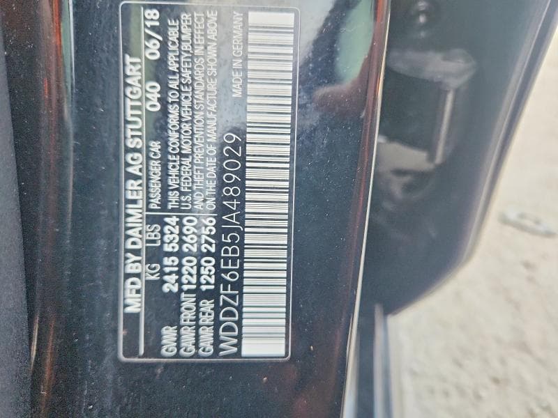 2018 MERCEDES-BENZ E 43 4MATIC AMG 12
