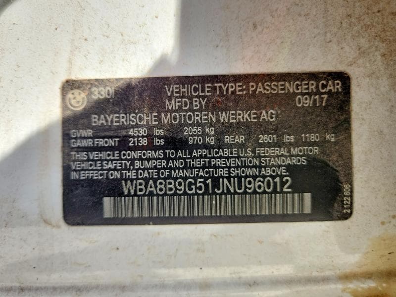 2018 BMW 330 I 12