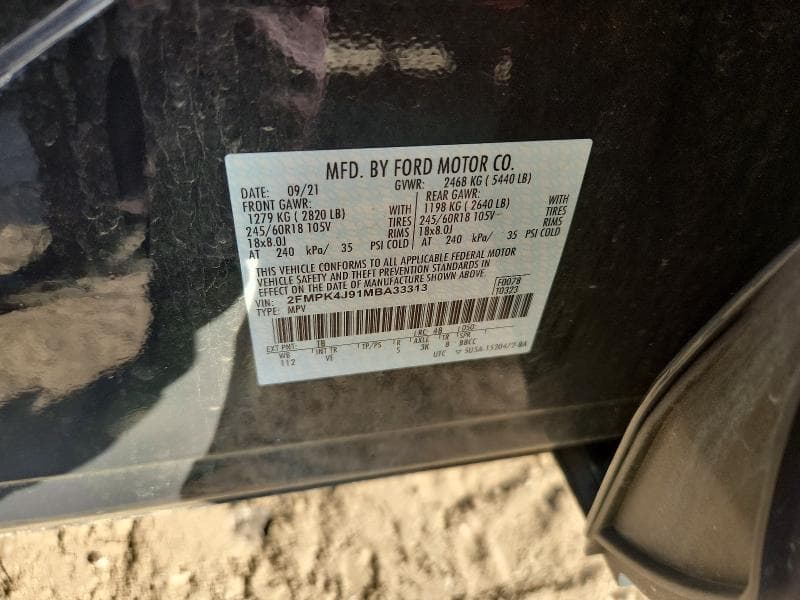 2021 FORD EDGE SEL 12