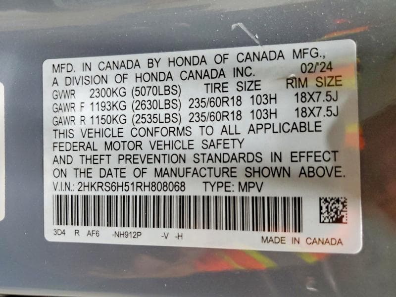 2024 HONDA CR-V SPORT 13