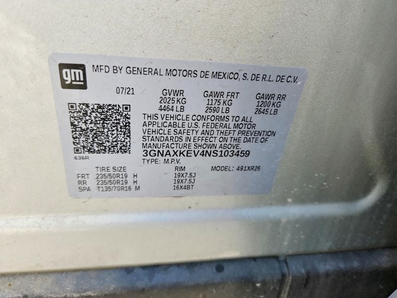 2022 CHEVROLET EQUINOX LT 13