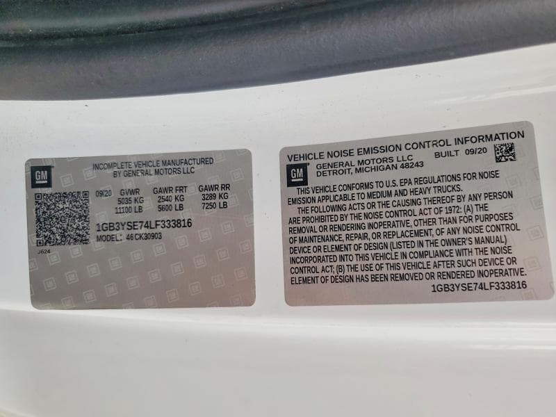 2020 CHEVROLET SILVERADO K3500 13