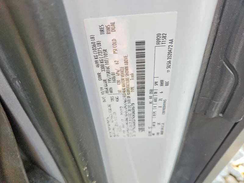 2019 FORD TRANSIT T-350 HD 13
